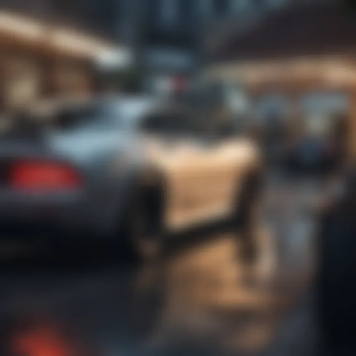 Visualization of alternative financing options for car purchases