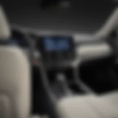 Interior cabin of the 2021 Honda Accord Touring highlighting premium materials and features.