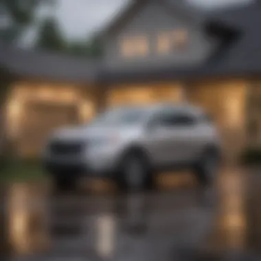 Chevy Equinox parked in a driveway