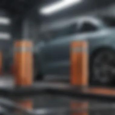 Challenges in Battery Lifecycle and Charging Visual representation of battery lifecycle and charging time challenges