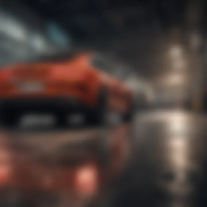 Footage from a vehicle surveillance camera