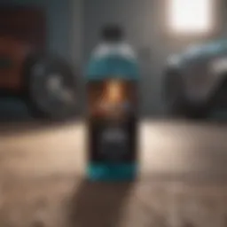 High-performance carpet cleaner solution in a sleek bottle