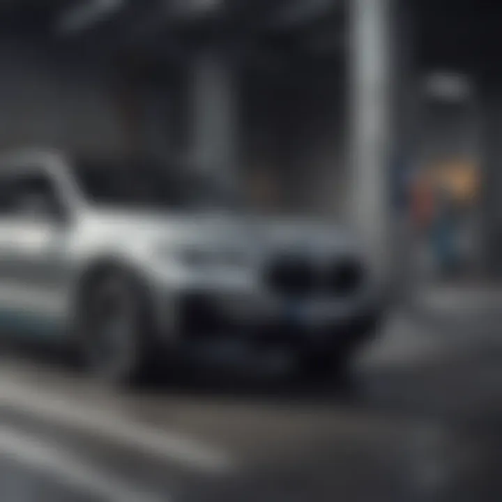 BMW electric vehicle charging station