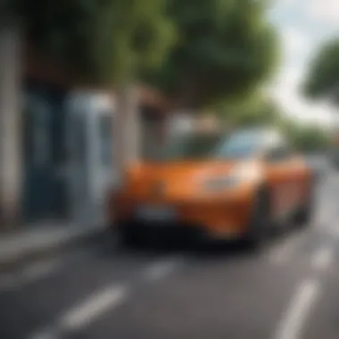 Electric Vehicle Charging: The Future of Easy Driving Electric vehicle charging at a station with eco-friendly signage