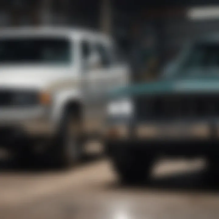 Side-by-side comparison of Cherokee trims and their performance metrics against competitors.