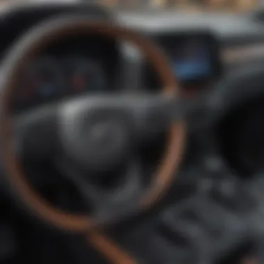 A detailed view of the Cherokee's advanced technology and dashboard layout.