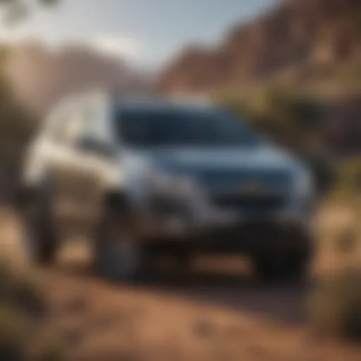Chevy Trailblazer in a natural landscape