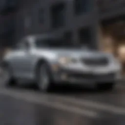 Front view of the 2006 Chrysler Crossfire showcasing its sleek lines