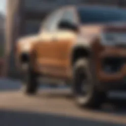 Stylish exterior design of the Colorado Crew Cab Long Box showcasing its robust frame.