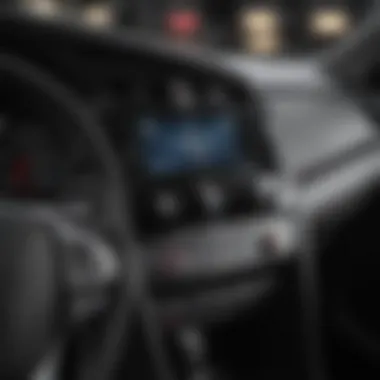 Advanced Technology Features in the Honda Civic Sport Interior Interior view of the Honda Civic Sport highlighting advanced technological features.