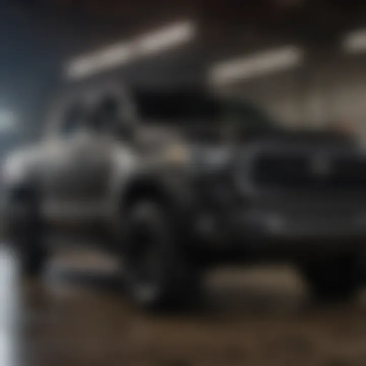 Safety features of the all black Toyota Tundra focusing on advanced systems