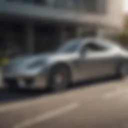 Elegant exterior of the 2013 Porsche Panamera showcasing its aerodynamic design.