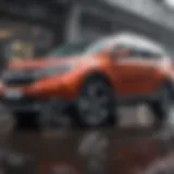 Sleek exterior of the Honda CR-V SE AWD showcasing its modern design