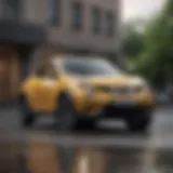 Exterior view showcasing the unique design of the Nissan Juke