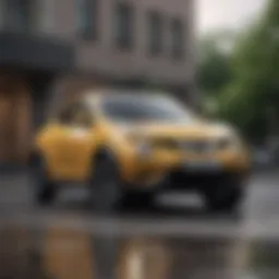 Exterior view showcasing the unique design of the Nissan Juke