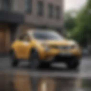 Distinctive Exterior Design of the Nissan Juke Exterior view showcasing the unique design of the Nissan Juke