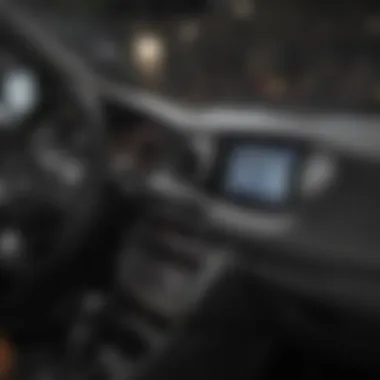 Advanced Technological Dashboard of the Nissan Juke Interior shot highlighting the technological dashboard of the Nissan Juke