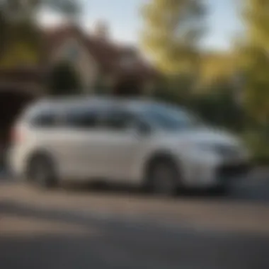 Safety Features of the 2015 Toyota Sienna XLE Limited Safety features of the 2015 Toyota Sienna XLE Limited focusing on security and driver assistance.