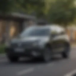 Elegant exterior design of the 2017 VW Tiguan Wolfsburg Edition showcasing its sleek lines and sophisticated finish.