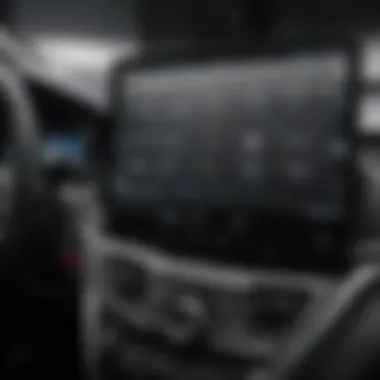 Infotainment System Display Display of the infotainment system in the 2020 Acura MDX