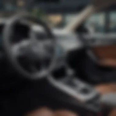 Luxurious Interior of VW Tiguan Wolfsburg Edition Interior view highlighting the premium materials and modern technology within the 2017 VW Tiguan Wolfsburg Edition.
