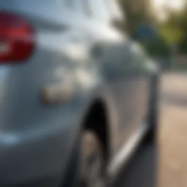 VIN label on driver's side door