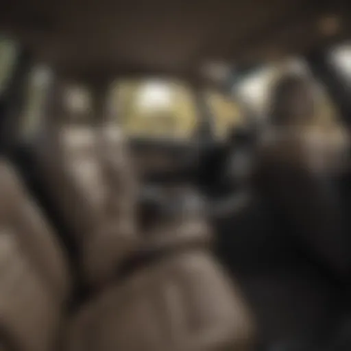 Interior view of the Chevy Traverse showcasing spacious seating and cargo area