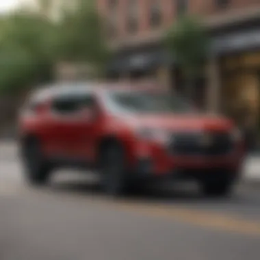 Safety technologies featured in the 2020 Chevy Traverse Premier Redline Edition illustrating advanced protective systems.