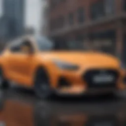Sleek exterior of the 2019 Hyundai Veloster 2.0 Hatchback showcasing its unique design
