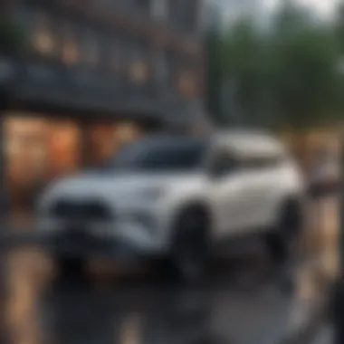 Toyota SUVs: Versatility and Comfort Toyota SUVs in Urban Setting