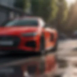 Dynamic Audi performance on the road