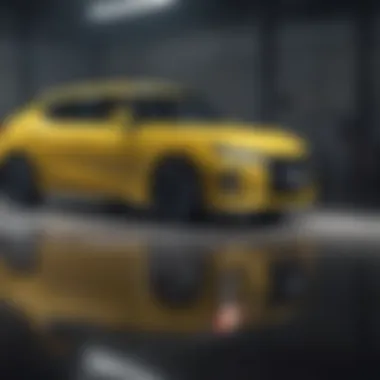 Demonstration of safety features in the new Suzuki car