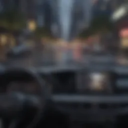 A dynamic interface of a copilot car application