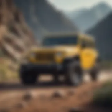 2023 Jeep Wrangler in action on rugged terrain