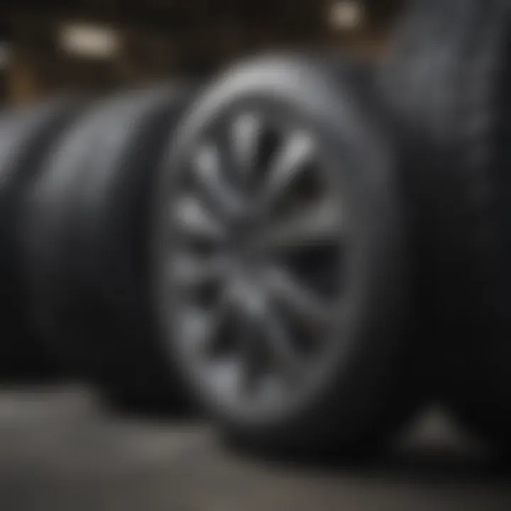 Comparison of different tire types and their symbols