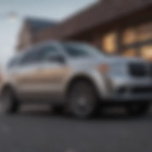 Exterior view of the Dodge Aspen SUV showcasing its sleek design