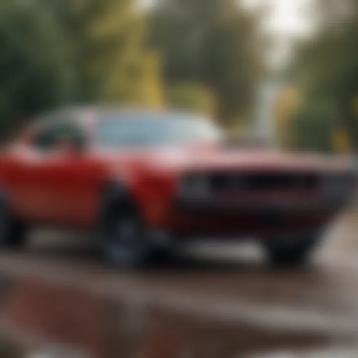 Dodge vehicle showcasing premium auto insurance options