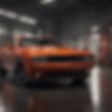 Innovative Technology in Dodge Challenger Interiors Interior showcasing advanced technology in Dodge Challenger
