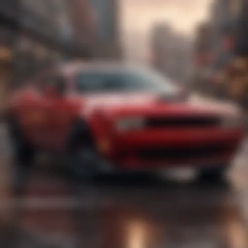Dodge Challenger SRT Hellcat with striking design