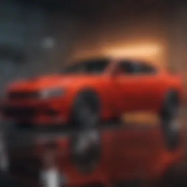 Dynamic Performance of Dodge Charger Scat Pack Widebody Dynamic driving shot highlighting performance