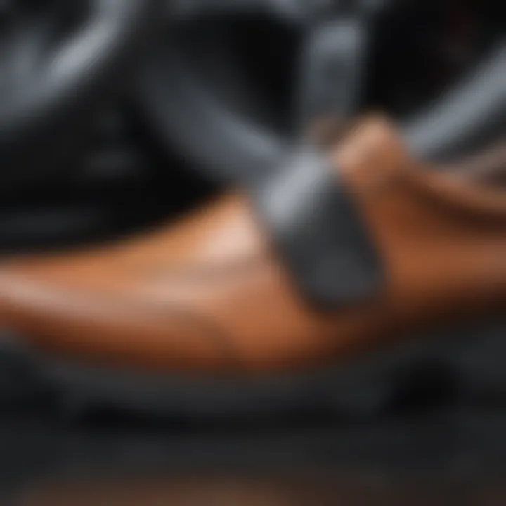Close-up of shoe interior highlighting cushioning and support features