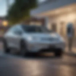 Extensive network of electric vehicle charging stations across California