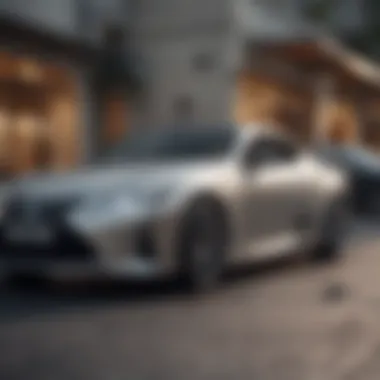 Seamless Rental Experience with Personalized Service Customer receiving keys for a Lexus rental