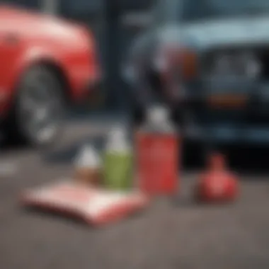 Comprehensive first-aid supplies for automotive emergencies.