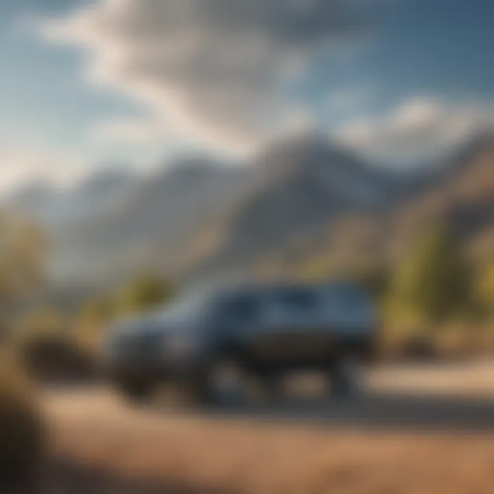 2017 Chevrolet Suburban parked in a scenic landscape illustrating its versatility
