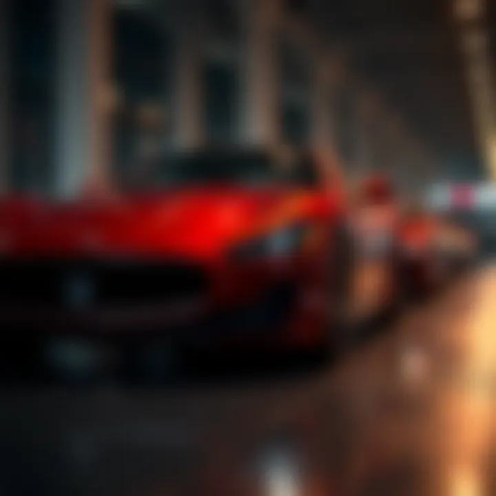 Comparison chart of Maserati models and pricing