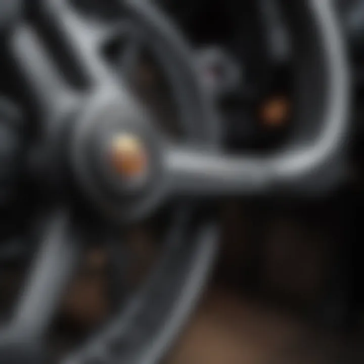Close-up view of Chevy truck's all-wheel steering system showcasing its mechanics.