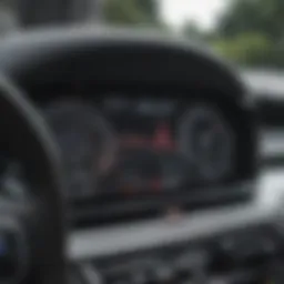 Luxurious BMW dashboard showcasing advanced technology and design