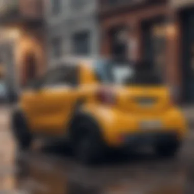 Key Features of Popular Smart Car Models An infographic displaying the features of popular smart car models.