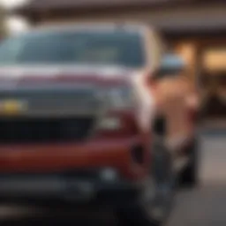 Elegant exterior view of the Chevy Silverado 1500 High Country showcasing its robust design.